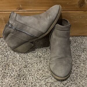 Maurices Taupe Ankle Booties